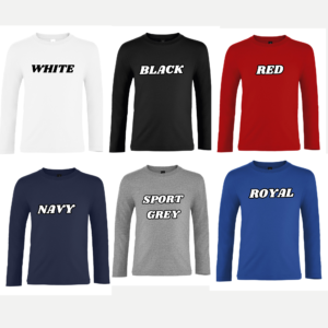 Kids’ Personalized Long Sleeve T-Shirt | Custom Design | 100% Cotton